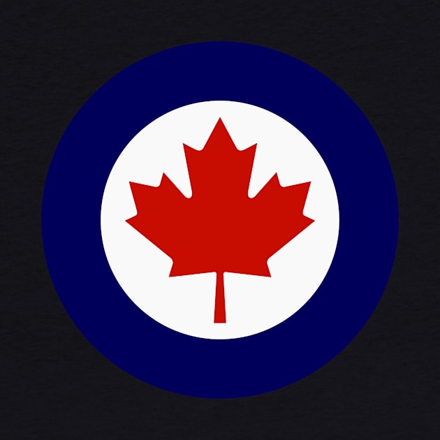 Roundel of the Royal Canadian Air Force by Virhayune